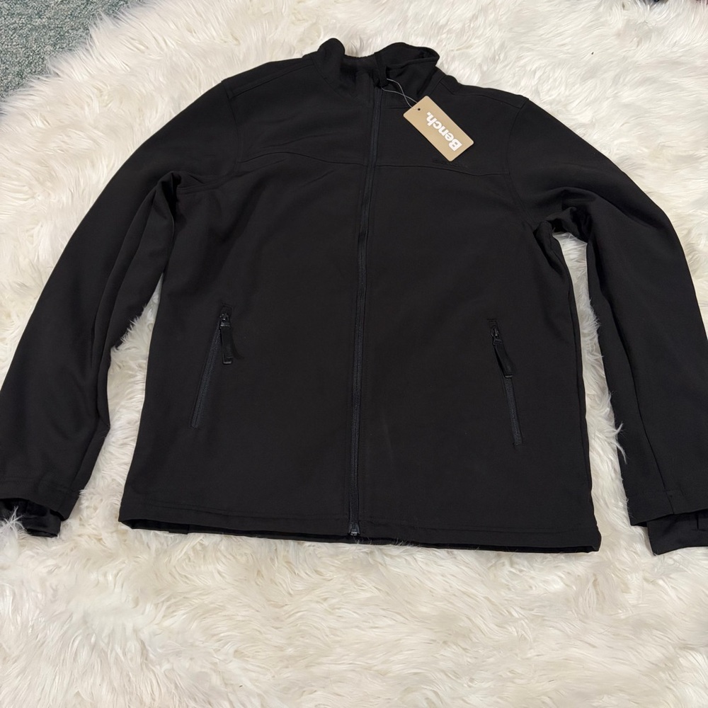 NWT men’s Bench‎ black zip up jacket size M